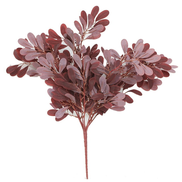 Coofit Artificial Plant Fashion Jujube Leaf Decorative Plant Branches Fake Plant