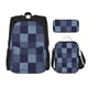 thumbnail image 1 of Balery Blue Gingham Buffalo Check Mochila Escolar 3 en 1 para Niños - Mochila Resistente con Lonchera Térmica y Estuche - Mochila Escolar para Niños y Niñas, 1 of 7
