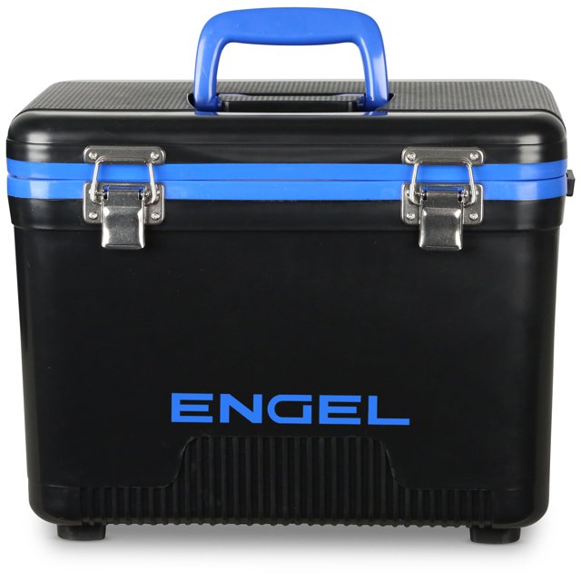 Enfriador ENGEL UC7, 7,5 cuartos de galón, a prueba de fugas, negro y azul
