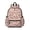 Mushroom and Toadstool Pink Pattern, variant on Mushroom and Star Black Pattern Cute School Backpack with Padded Back and Adjustable Shoulder Straps 13.4"x11"x4.7"