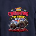 thumbnail image 3 of Hot Wheels - Crushing 1st Grade - Youth Crewneck Fleece Sweatshirt, 3 of 5