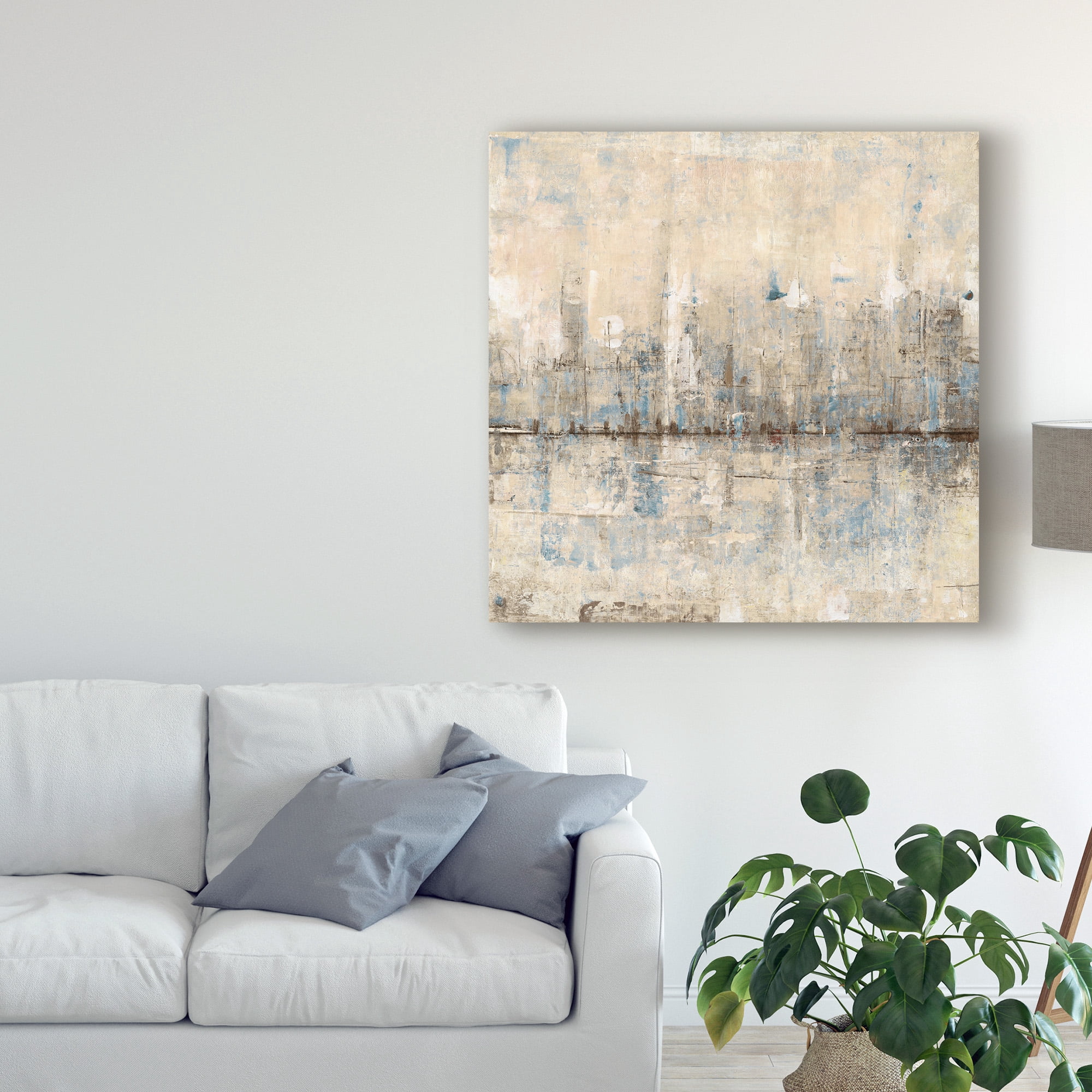 Tim Otoole 'Impressionist Skyline I' Canvas Art