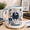 Black, variant on Financial Advisor Ceramic Coffee Mugs Blue Handle Finance Gift for Advisors and Planners 11 oz 15 oz