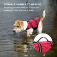 thumbnail image 5 of Christmas Saving Sruiluo Dog Life Jacket, Pet Life Safety Vest for Swimming Boating, Dog Lifesavers Swimsuits for Pool, Dog Water Floatation Vest, for Small Medium Large Dogs, Pink A, 5 of 7