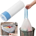 thumbnail image 3 of 5 Gallon Colored Trash Bags(1 Roll)- Garbage Bags Colored for Home Bathroom Bedroom Toilet Office Rubbish Bin Small Size 15 Counts/1 Roll Trash Bags, 3 of 6