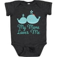 thumbnail image 3 of Inktastic My Meme Loves Me Whale Grandchild Boys or Girls Baby Bodysuit, 3 of 5