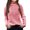 Pink, variant on LANGWYQU Fall Winter Kids Children Casual Knit Sweater Girls Turtle Neck Knit Pullover
