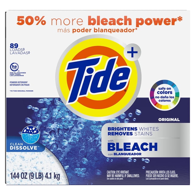 Detergente para ropa Tide plus Bleach Powder Original 4,26 L