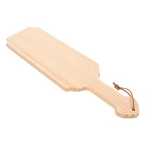 WRITWAA Unfinished Wood Paddle Cutouts Wooden Paddle Ornament Wood 1Pack