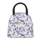 thumbnail image 1 of Fotbe Lavender Flowers Bolsa de Almuerzo con Estampado, Lonchera Aislada, Contenedor de Comida Reutilizable Tipo Cooler a Prueba de Fugas, 1 of 6