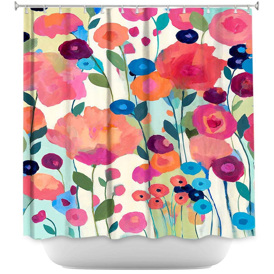 DiaNoche Designs Unique Bathroom Shower Curtains by Carrie Schmitt