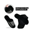 thumbnail image 3 of DL Adjustable Mens Slippers Memory Foam Open Toe House Slippers, 3 of 7