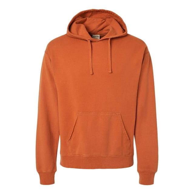 Hanes Chandail à Capuchon Teint en Pièce ComfortWash pour Hommes, G, Orange Texas