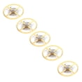 thumbnail image 4 of Partes de Movimento de Reloj, Rueda de equilibrio de Movimento de RelOJ Conveniente Dorado para el Movimiento 8205 Para El Taller de reparación de Relojes, 4 of 7