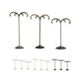 thumbnail image 7 of Walbest 3Pcs/set Earring Stand Wrought Iron Earring Display Storage Rack for Photography Jewelry Props Show Closet Retail Store Display, Hook Shape, 7 of 7