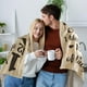 thumbnail image 5 of LHSHID Best Anniversary Marriage Gift Blanket Flannel Soft and Comfortable Anti static Bed Sofa Blanket 50x60in, 5 of 6