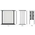 thumbnail image 4 of BabyDan Flex M Safety Gate 35.4" - 57.5", Black, 4 of 5