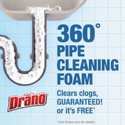 Drano Dual-Force Foamer Drain Clog Remover, 17 oz, 1 Count