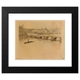 thumbnail image 2 of Eugène Béjot 18x15 Black Modern Framed Museum Art Print Titled - The Pont-Neuf, Large Arm of the Seine. (1867 - 1931), 2 of 5