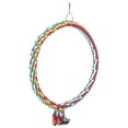 thumbnail image 1 of Ccdes Bird Swing Toys, Hanging Climbing Easy To Install Standing Bird Colorful Swing Ring For Conure, 1 of 8