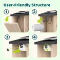 thumbnail image 2 of Birdfy Ebony Solar Powered Smart Bird House with Camera and AI Identification, 2 of 9