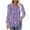 2#Purple, variant on Levmjia Long Sleeve Shirts For Women Fall Women's Casual Fashion Loose Pleated Crew-Neck Printed Long-Sleeved Tops
