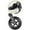 7Inch Wheel Kit, variant on Wheelchair Front Fork Thickened ABS Wheelchair Accessories Replacement Feet for Wheelchairs Folding s Solid Wheels Elder - 8 Inch , Bearing Hole Diameter 1.2cm 0.47inch
