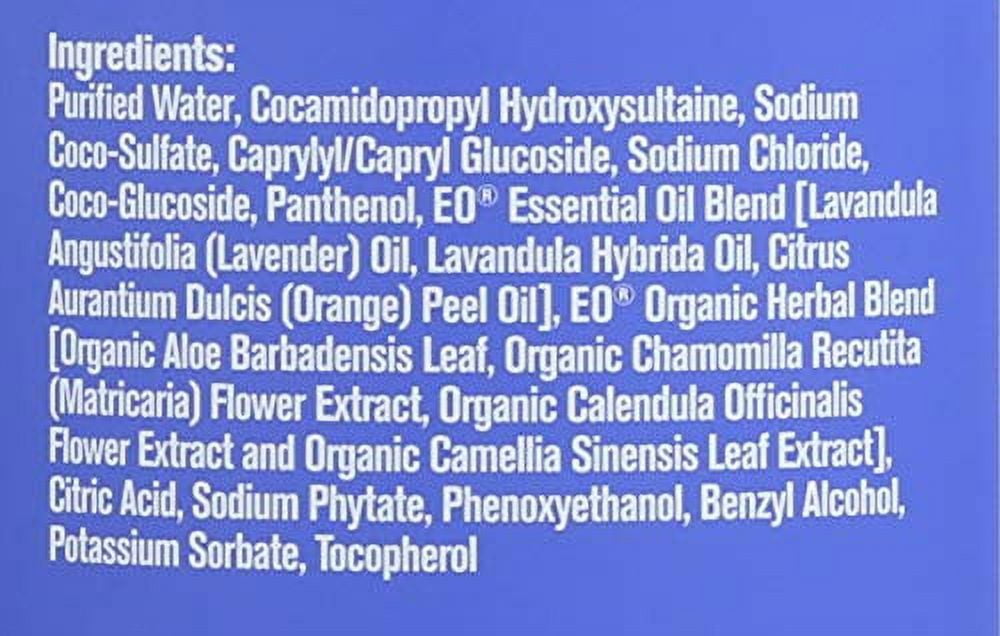 everyone 3-in-1 soap for every kid safe, gentle and natural shampoo, body wash, and bubble bath, lavender lullaby