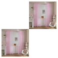 thumbnail image 2 of Billuyoard Cortinas de tul transparentes para cocina, sala de estar, ventana, 100x200cm Type7 NO7, 2 of 4