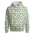 thumbnail image 3 of IWRICH Men's Shamrock Printed Hoodies St. Patrick's Hooded Sweatshirts Casual Fall Tees with Pocket 06-Sky Blue XL, 3 of 4