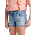 thumbnail image 2 of Justice Girls Distressed Mini Mom Short, Sizes 6-18, Slim & Plus, 2 of 5