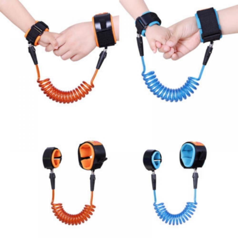 Anti-lost Child Wrist Belt Contraction Toddler Safety Harness PU&Stainless 