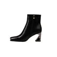 thumbnail image 3 of Ninety Union Lima Metallic Heel And Metal Cap Toes Bootie, Black, 5, 3 of 5
