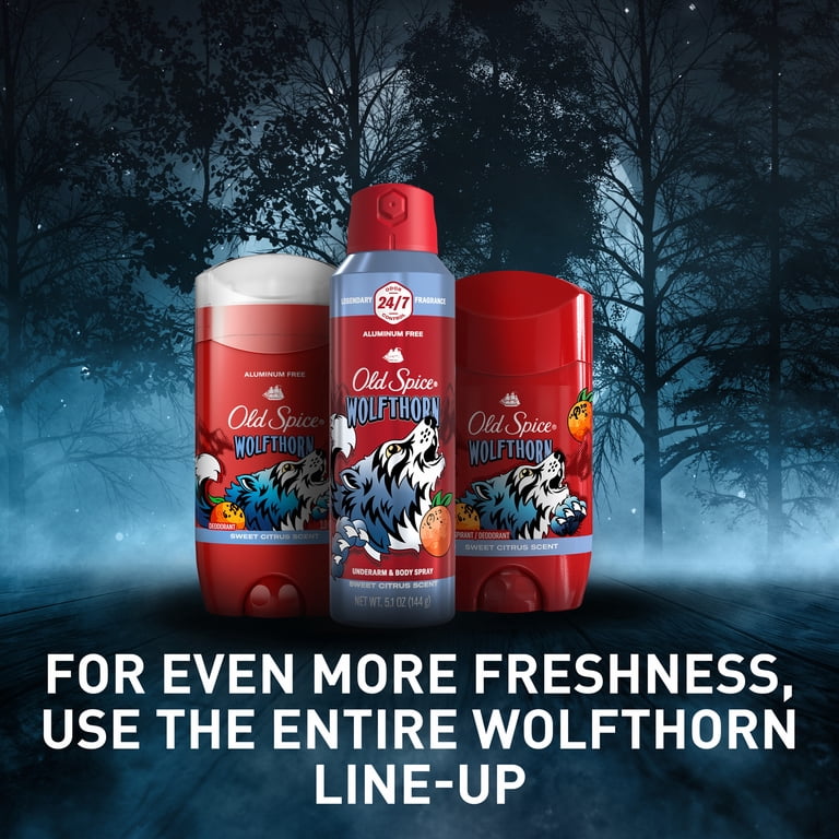 Old Spice Wolfthorn Body Spray for Men, 5.1 oz photo 7