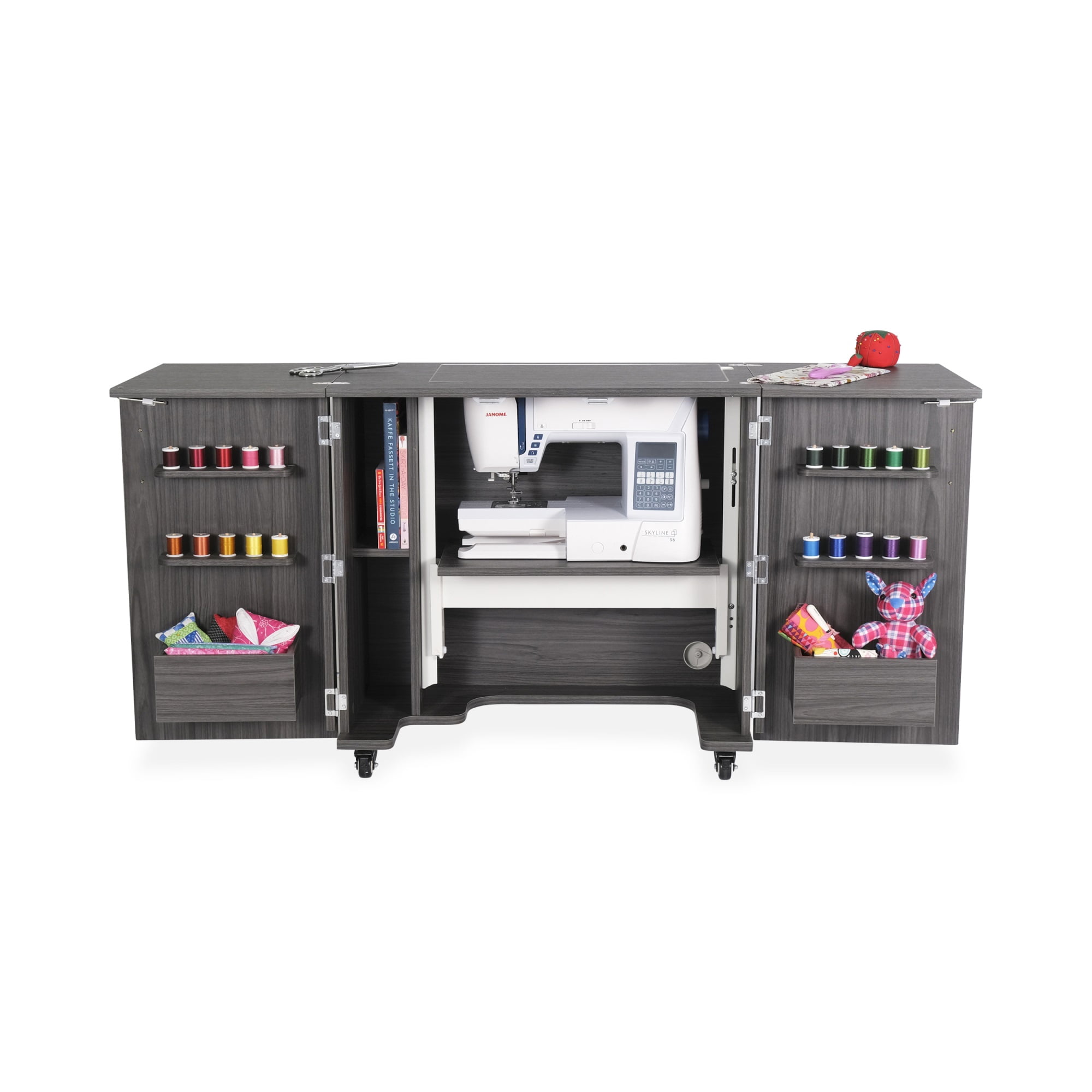 Arrow Companies, LLC Bandicoot Sewing Cabinet- Grey