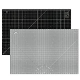 18x24 and 11.5x17 Cutting Mat Set with 18 Straight Edge - Rotary Craft Mat  for Quilting, Sewing, Scrapbooking, and Arts & Crafts; Includes Straight