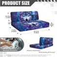 thumbnail image 3 of SCRAWLGOD Wolf Galaxy Print RV Dinette Cushions Covers Stretch Replacement RV Dinette Booth Seat Cover Anti Dust 2 Piece Set Camper Cushion Slipcover, 3 of 8