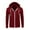 Wine red, variant on asdoklhq Coat for Women Clearance $2,New All-match Zipper Hooded Sweater Coat Men's Solid Color Cardigan
