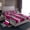 Pink, variant on Castle Fairy Cheetah Print Twin Sheet Sets,Abstract Zebra Stripes Bedding