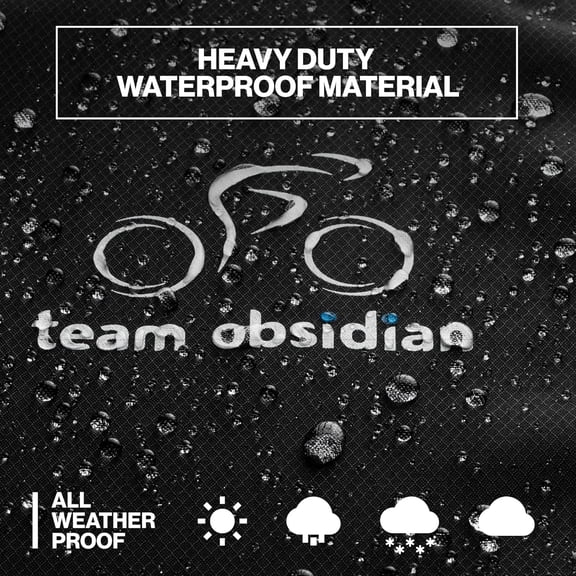 Bike Cover - Waterproof Outdoor & Indoor Bicycle Storage For 1 to 3 Bikes - Heavy Duty Ripstop 210D Tent Material - Stationary Electric Bike Protection for All Seasons