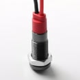thumbnail image 2 of 5 Pcs 3V-6V LED Indicator Light Plastic Black Signal Dot Lamp 6mm Cutout(1/4"), 2 of 7