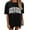 Black, variant on Arlun Christian T Shirts for Women God Is Good All the Time Letter Print Shirt Oversized Jesus Religious Faith Inspirational Short Sleeve Tees Bible Verse Crewneck Loose Casual Tops White XL