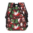 thumbnail image 4 of Disketp Merry Christmas1 Mochila Estampada para Hombre y Mujer – Mochila Ligera Clásica con Múltiples Bolsillos para Universidad, Trabajo y Viajes-One Size, 4 of 5