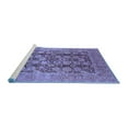 thumbnail image 2 of Ahgly Company Machine Washable Indoor Rectangle Oriental Blue Traditional Area Rugs, 3' x 5', 2 of 4