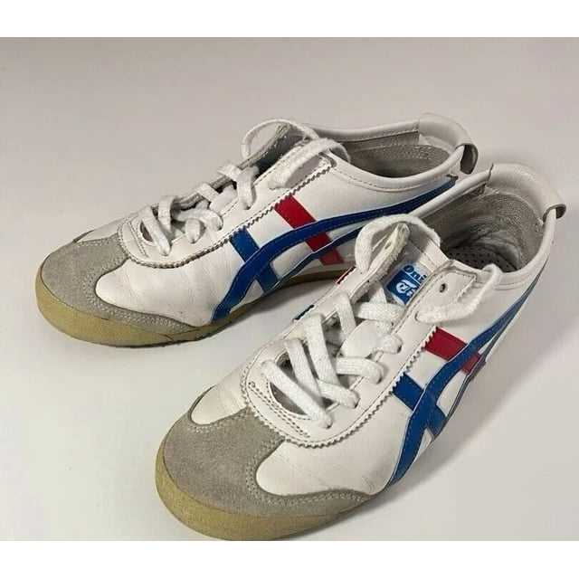 Onitsuka Tiger MEXICO 66 1183C102 100 WHITE BLUE Color Sneakers shoes 24.5cm