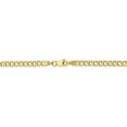 thumbnail image 3 of 10k 3.35mm Semi-Solid Curb Link Chain in 10k Yellow Gold, 3 of 3