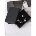 thumbnail image 5 of PULLIMORE Women Butterfly Ear Clips Bling Zircon Earrings Cuff Fashion Jewelry Gifts (Gold, Left Ear), 5 of 8