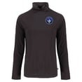thumbnail image 2 of Women's-Cutter & Buck  Black CF Montreal Coastline Epic Comfort Eco Recycled Funnel-Neck Top, 2 of 3