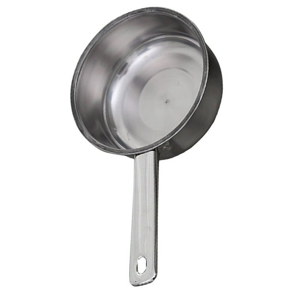 SEWCHICS Multi-Use Stainless Steel Water Ladle with Ergonomic Handle, Kitchen Scoop for Cooking and Serving