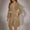 Khaki, variant on Towel Wrap Women Shower Robe Adjustable Closure Bathrobe Striped, Free Size